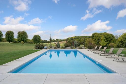 Enjoy hot summer days at the pool