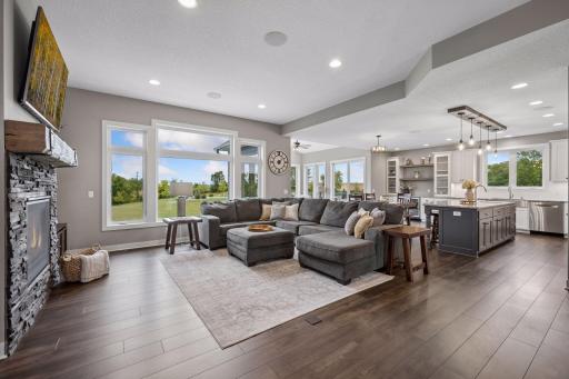 Spacious Open Floor Plan.