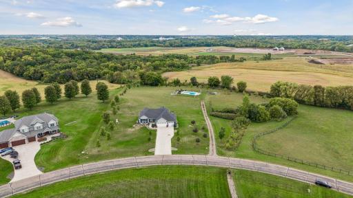 Private lot with lots of greenspace