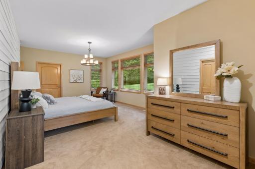 Spacious primary suite with a beautiful private bath.