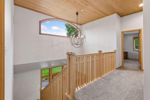Spacious bright airy & open the upper level features 4 bedrooms.