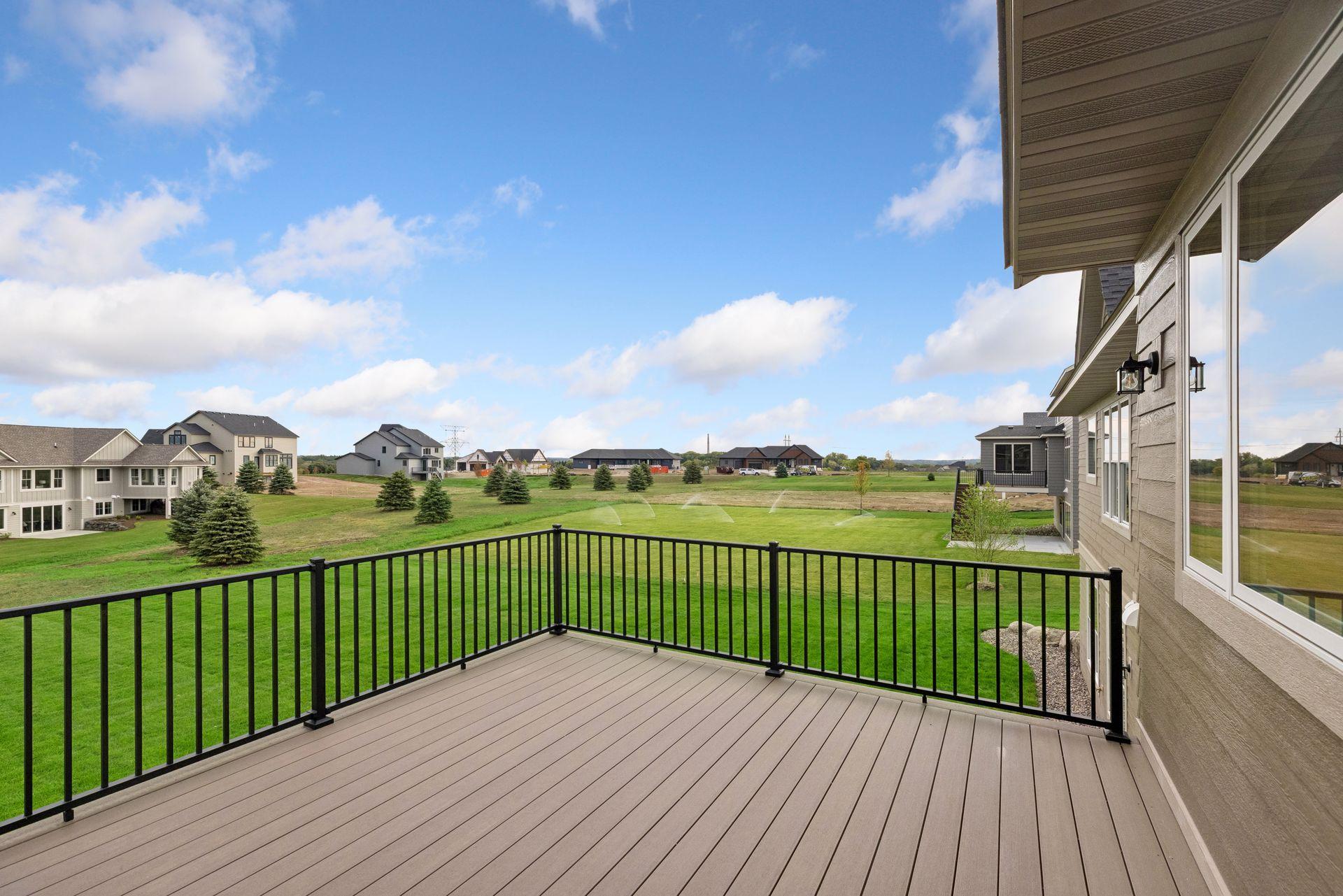 Or access your back deck and bask in the cool MN summer nights