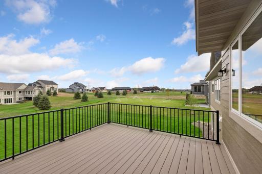 Or access your back deck and bask in the cool MN summer nights