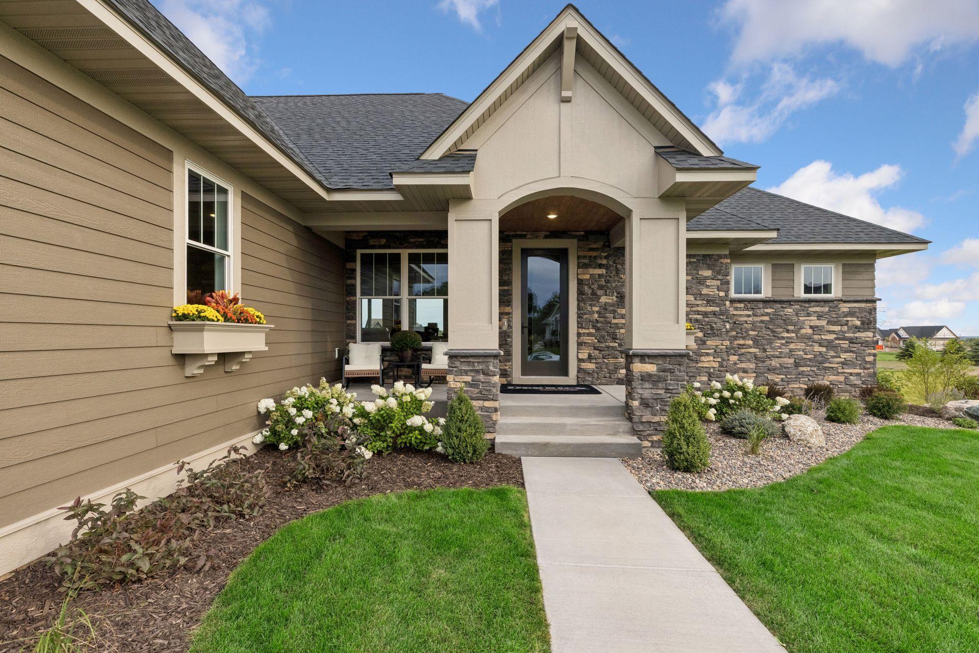 Cozy front porch to enjoy your morning cup of coffee