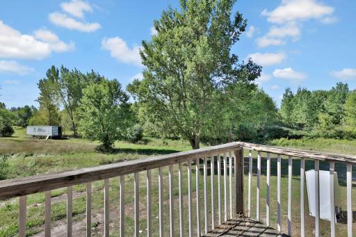 Rear Deck in back of home.