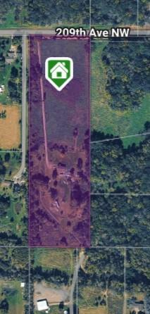 Lot diagram with approximate property lines