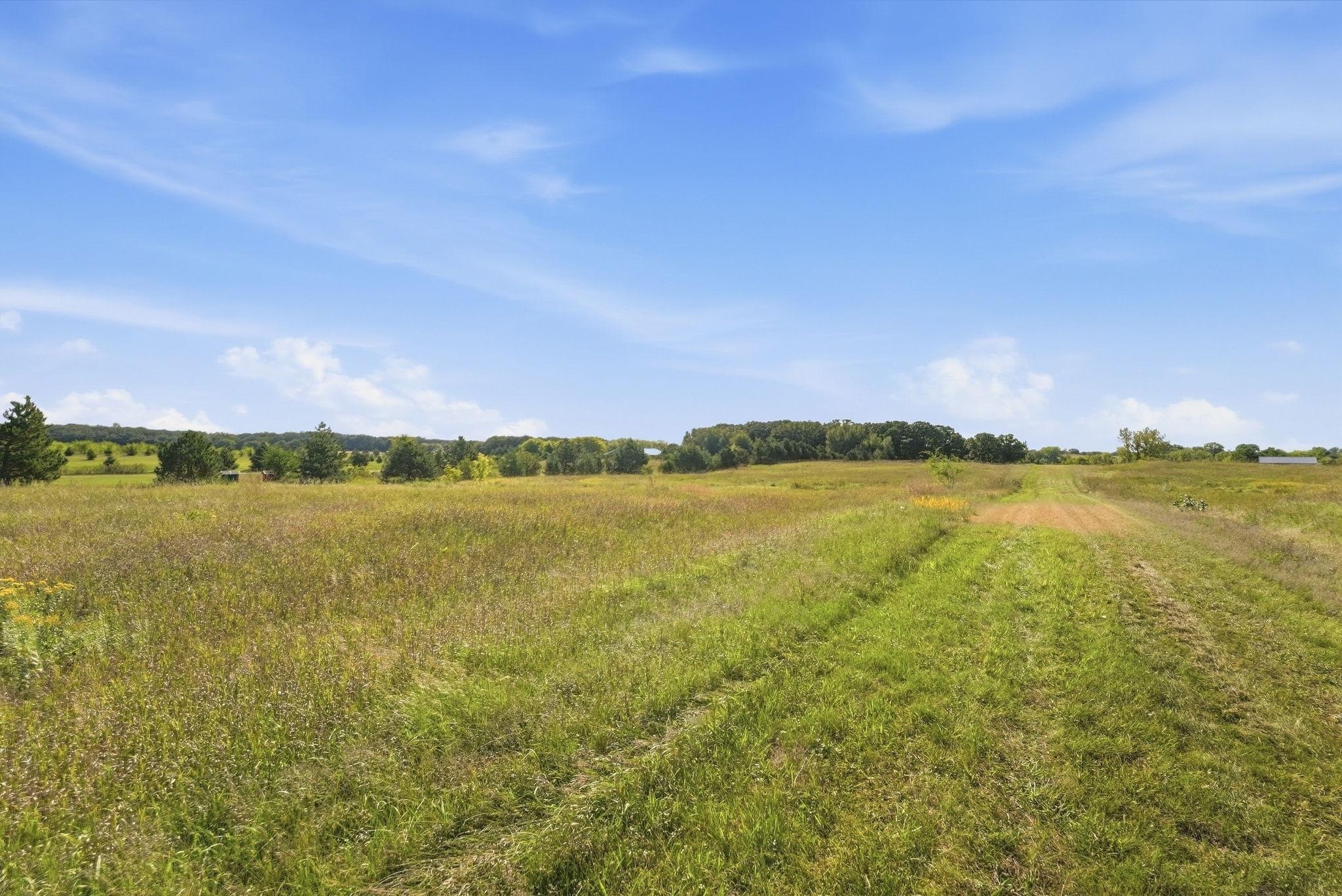An open lot provides a blank canvas for creating your ideal outdoor environment.