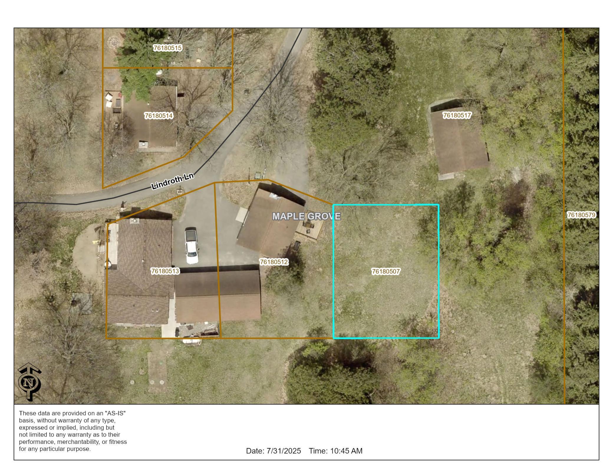 Lot 10 County aerial