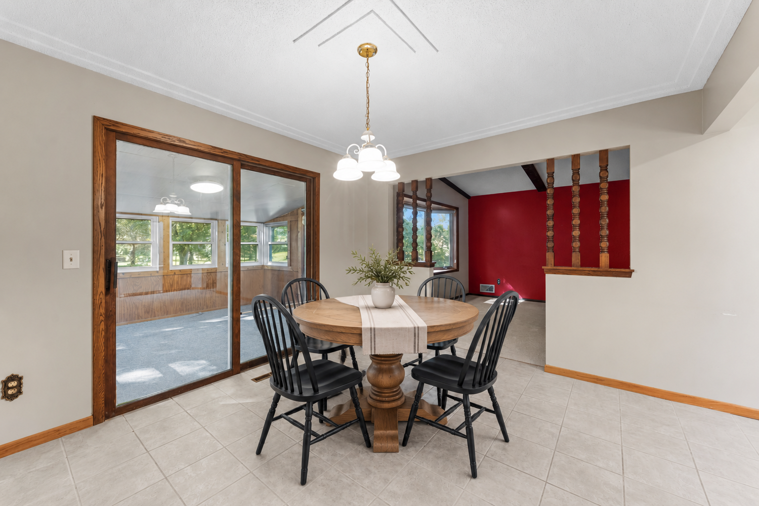 Dining Room Virtually Staged for Inspiration