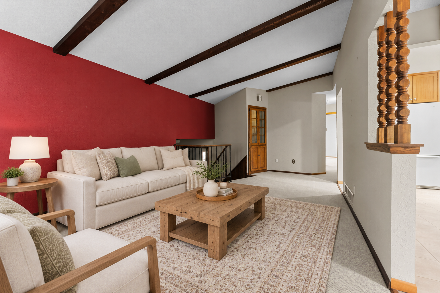 Living Room Virtually Staged for Inspiration