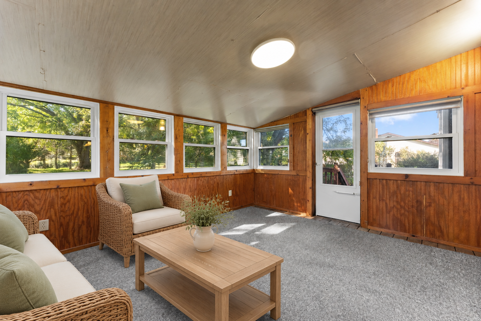 Porch Virtually Staged for Inspiration