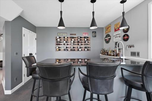 Another view of wet bar