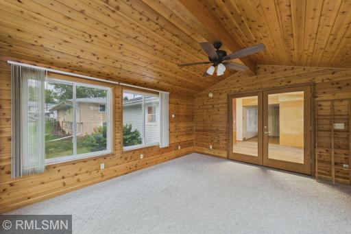 3 Season porch with Gas fireplace 2nd view