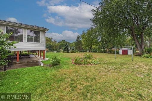 Large back yard