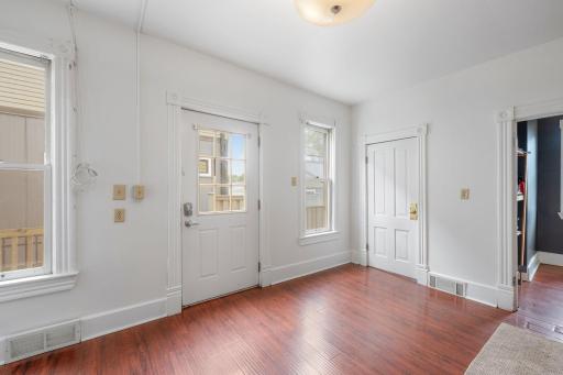 This classic Northeast Minneapolis side-by-side duplex offers two inviting units, each with its own private entrance, separate electric meters, and individual central air.