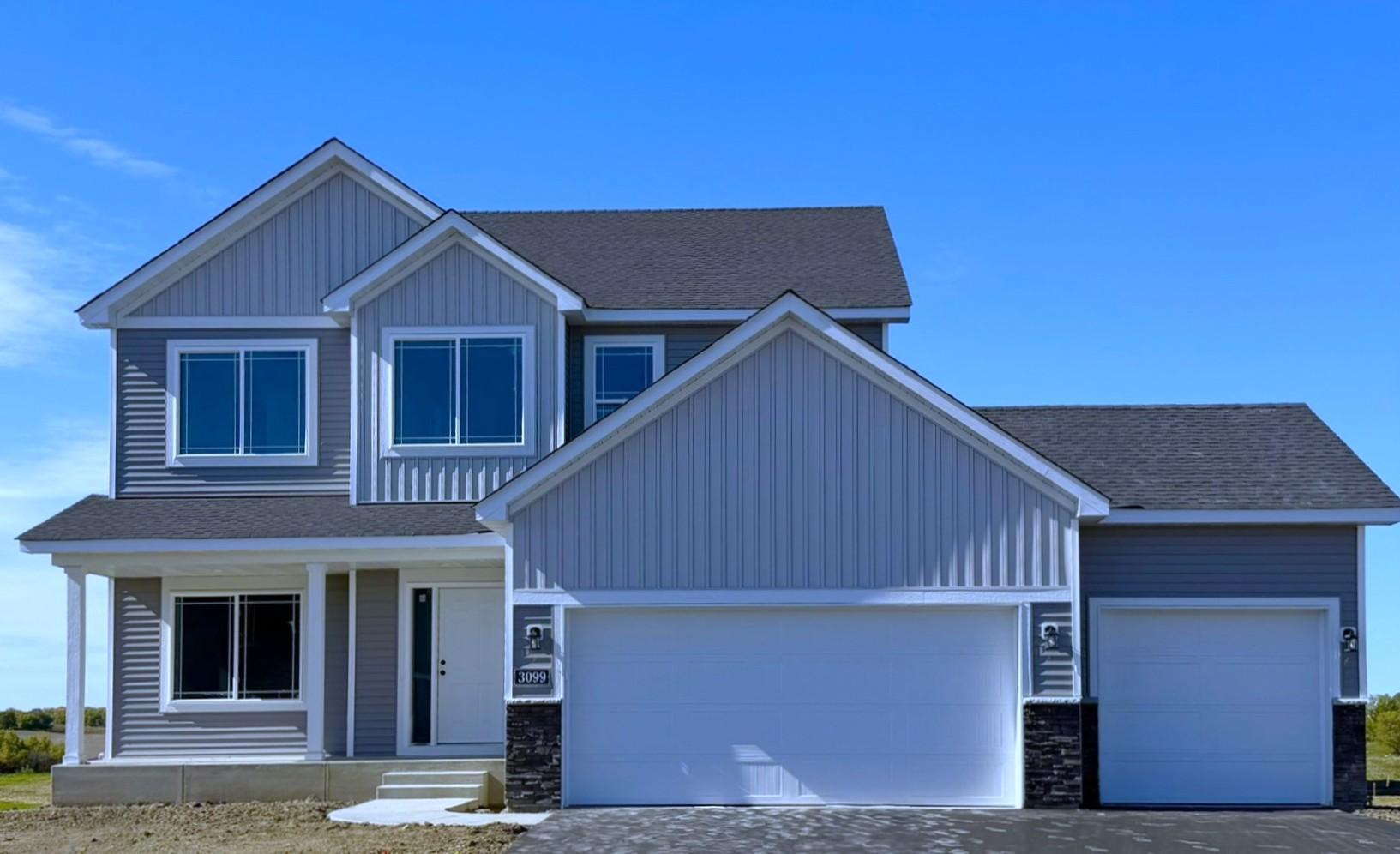 3099 Jandura Ave NE- New Construction Home will be ready for an early November move-in. Highlights include a 4 Bay Garage located on a Walkout Homesite! Sod, Irrigation System, and Front Plantings included.