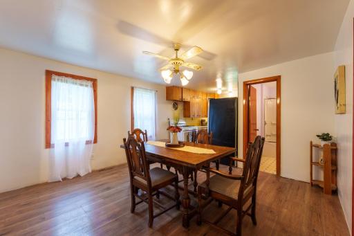 If you've been waiting for a hobby farm that is both livable and affordable, take a closer look at this 1920s property. A sweet & comforting gathering space with a large dining room and efficient kitchen.