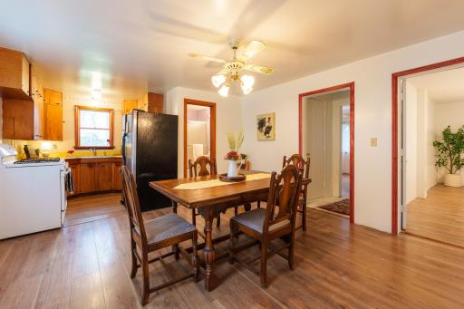 The current owner has made significant investments to improve the home, including a new furnace, central air conditioning, and ductwork throughout the house.
