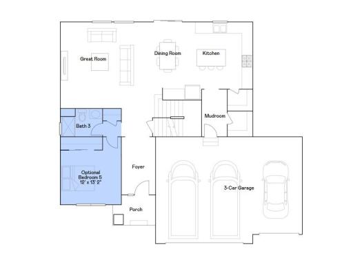 Lewis main level floorplan