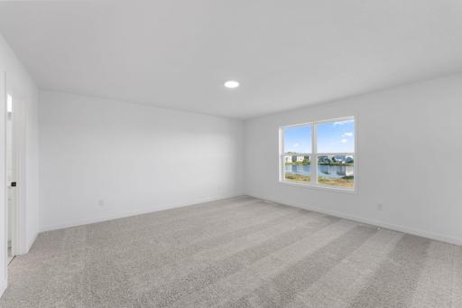 Providing the upmost in privacy, the luxurious owner’s suite is located on the second level and has a walk-in closet and en-suite bathroom.