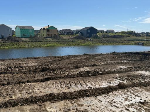 (Photo is of the actual home in progress.)