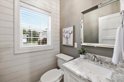Updated main-level powder bath