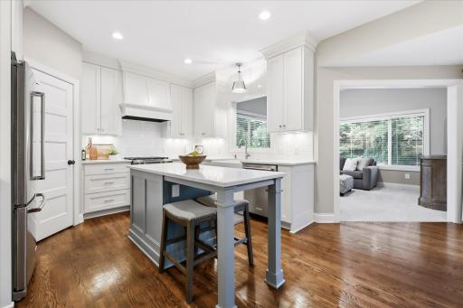 Bright, open kitchen at the heart of the home