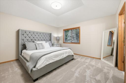 Spacious primary bedroom with plenty of room to unwind