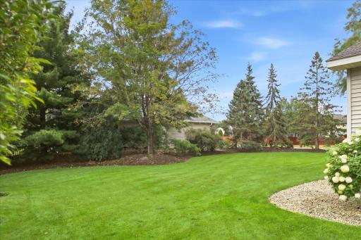 Expansive, level backyard with plenty of room to play, garden or dream about a future pool