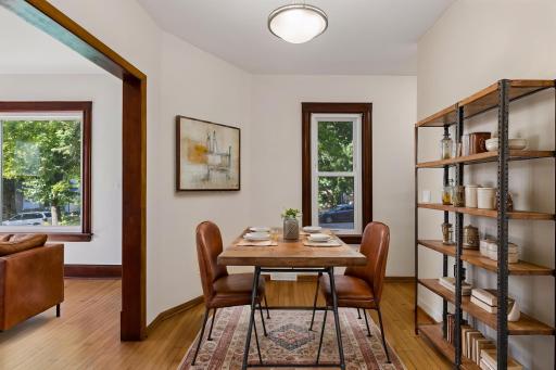 Dining room - virtually staged