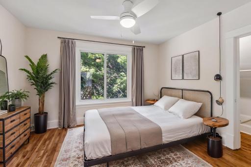 Upper bedroom 1 - virtually staged