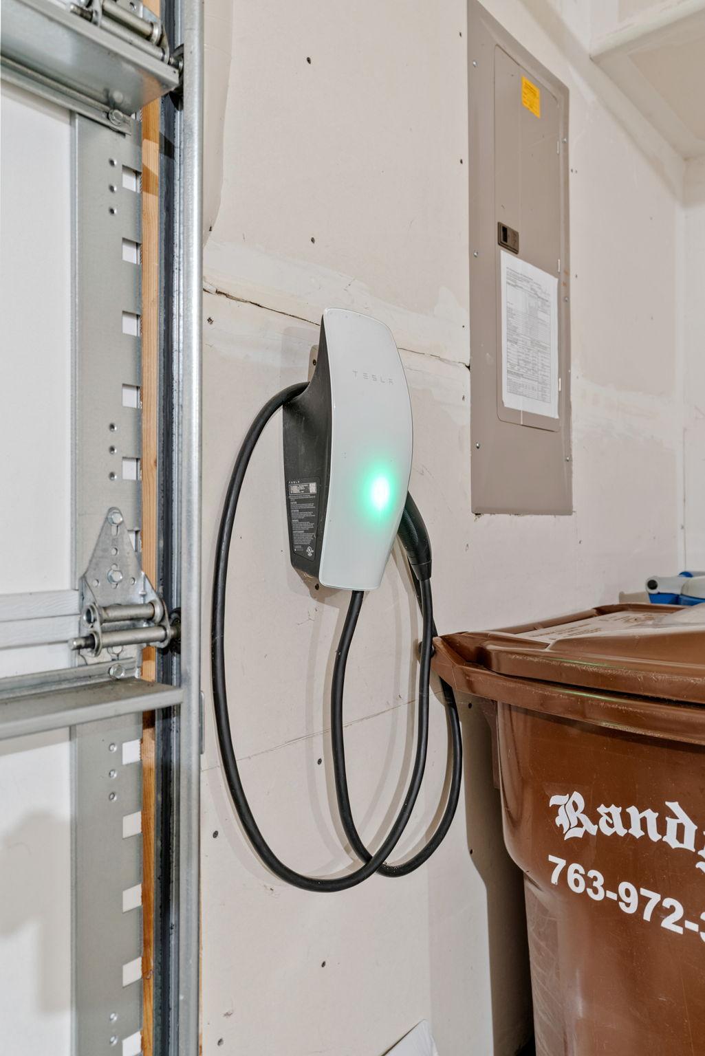 Do you own a Tesla or hope to get one ??The home has a Tesla charger already installed