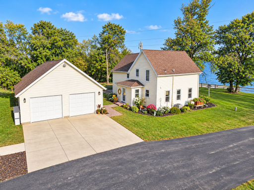 Garage and entry to home