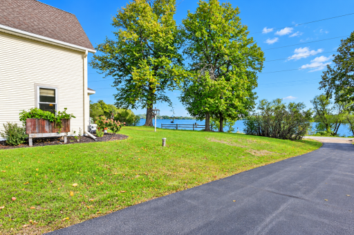 View from driveway