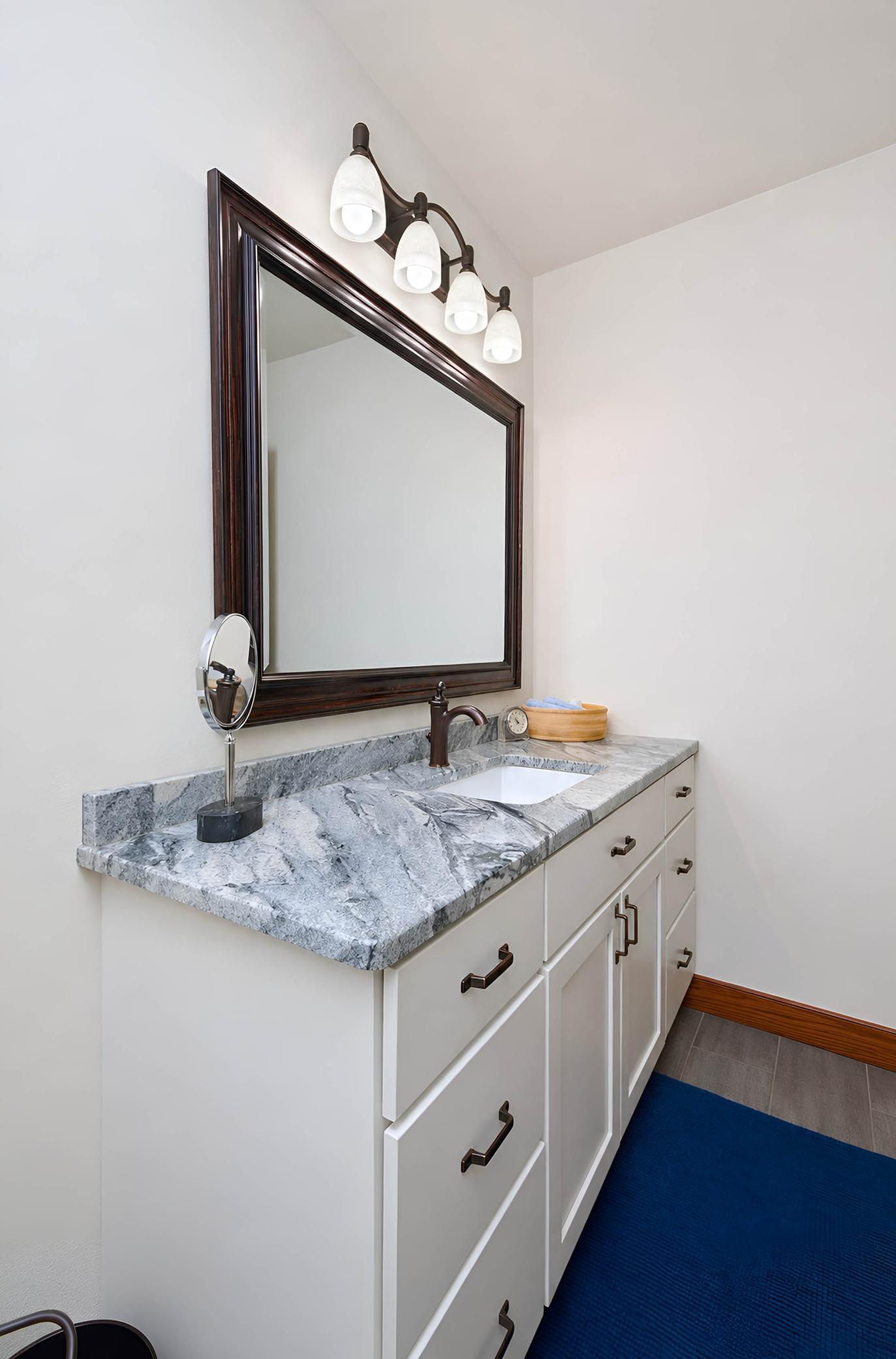 Lower level bathroom