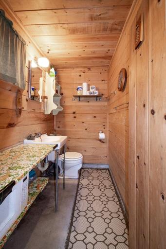 And a 1/2 bath area.