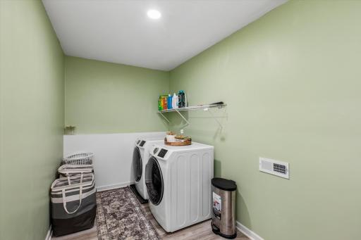 Dedicated laundry room- lower-level