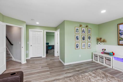 White-trim and paneled doors add a crisp, refined finish throughout