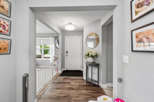 Spacious open foyer