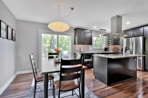 Dining/Kitchen area.