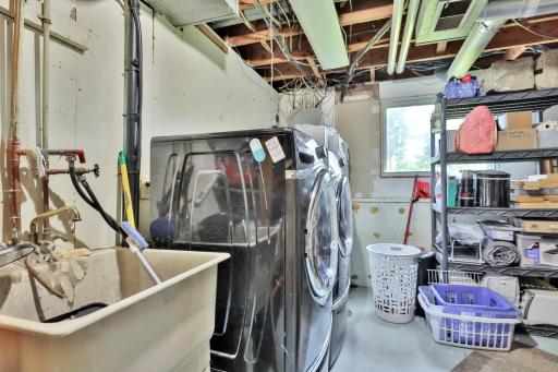Laundry and mechanical room.