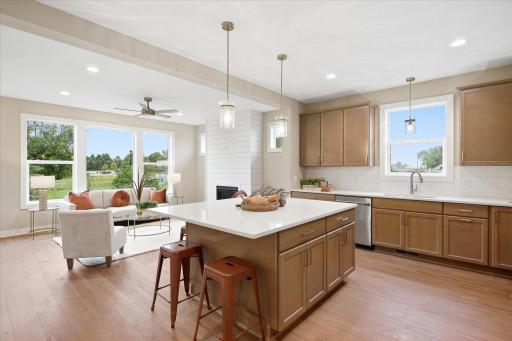 Open concept main floor hosts an abundance of light!