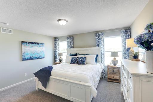 Another look at your sanctuary. Model home, color and finish will vary.