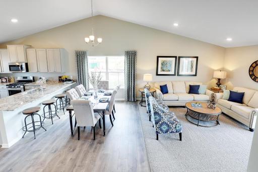 Open, bright and functional! Model home, color and finish will vary.