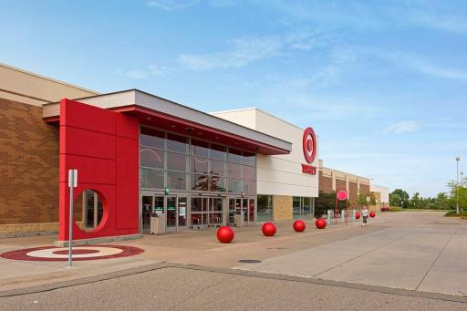 Target is conveniently located nearby, making everyday shopping and errands easy to fit into the routine.