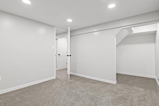 Walk in closet in 4th lower level bedroom