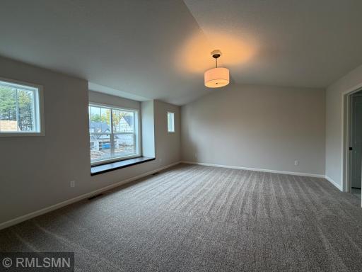 Owner's Suite with built-in sitting bench- Upper Level