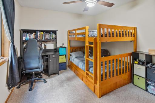 Generous proportions make this bedroom easy to adapt as needs change.