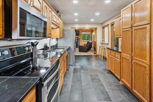 Plenty of storage and workspace make this kitchen as functional as it is inviting.