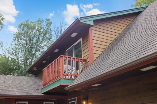 A private balcony adds another spot to step outside and take in the peaceful surroundings.